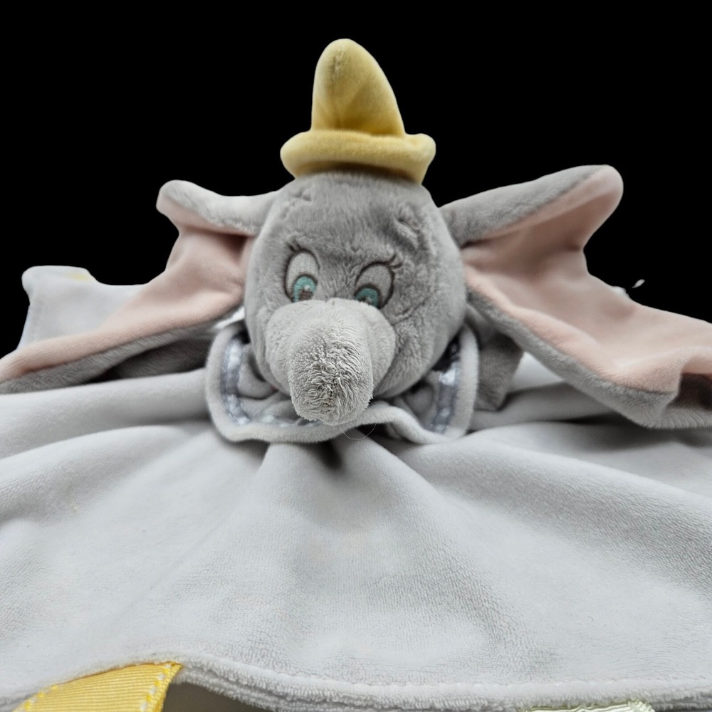 Disney Store DUMBO Elephant Blankie Lovey Plush Knotted Tags HTF